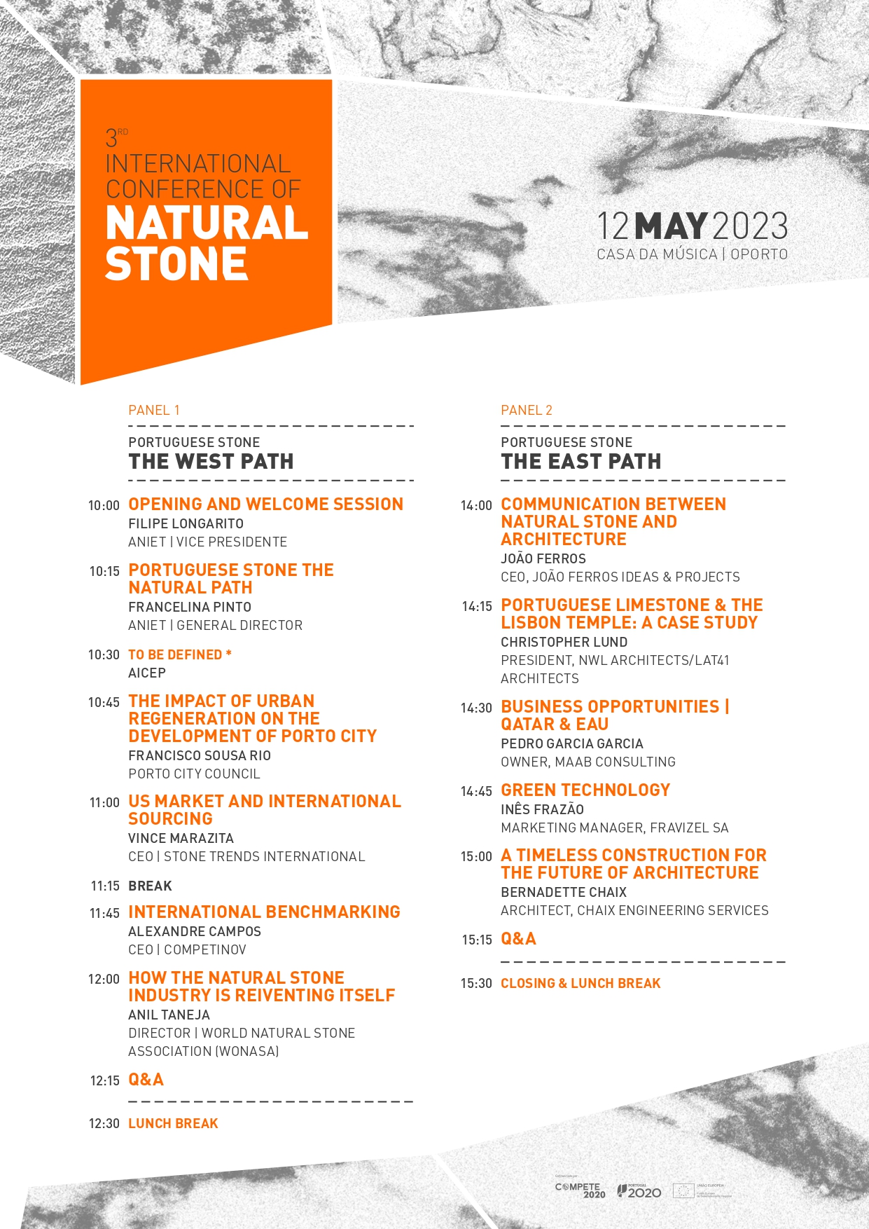 3rd INTERNATIONAL CONFERENCE OF NATURAL STONE